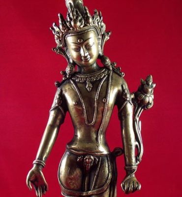 statue tibétaine de padmapani