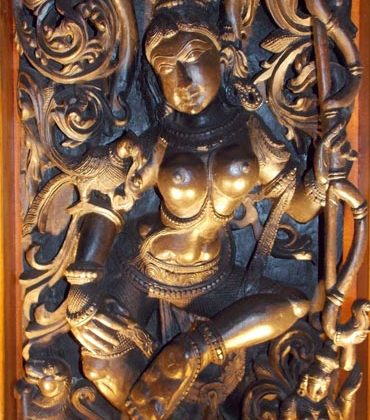 haut relief indien de rati