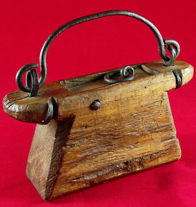 boite indienne antique à ghee