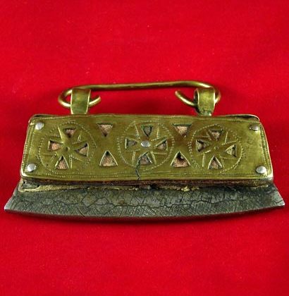 sac à feu tibétain mechag en laiton