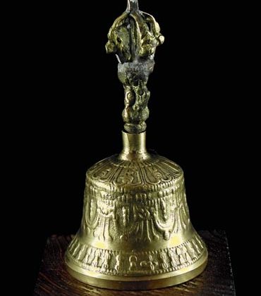 cloche tibétaine avec vajra