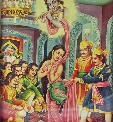 krishna et radha tableau hindou