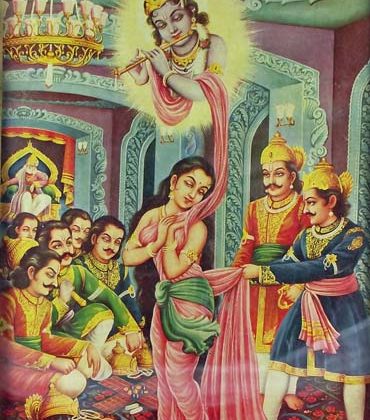 krishna et radha tableau hindou