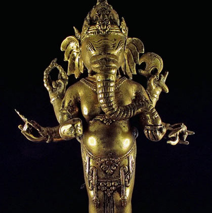 statue de ganesh mayureshvara