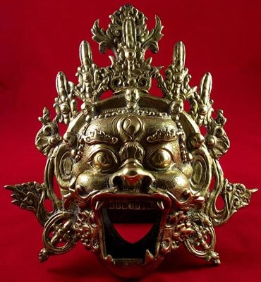 encensoir masque de mahakala protecteur du dharma