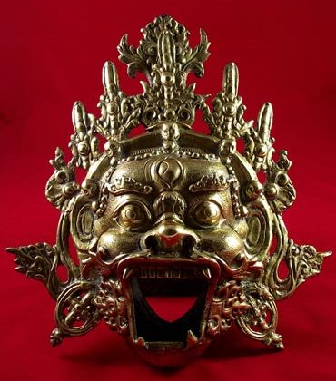 encensoir masque de mahakala protecteur du dharma
