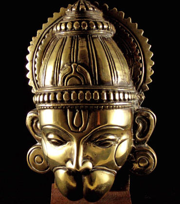 masque d'hanuman dieu singe hindou