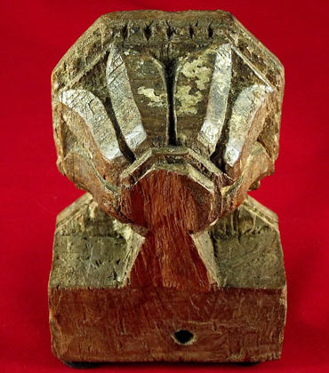 bougeoirs indiens bois recyclé