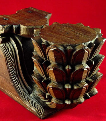 corbeaux indiens architecture colonnes