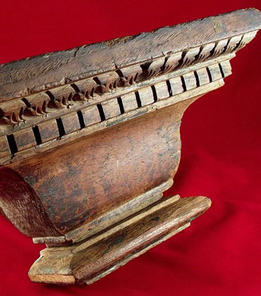 console pied de colonne indienne