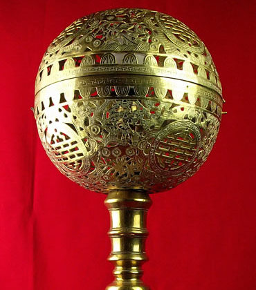 lampe encensoir indochinoise