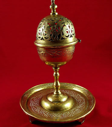 encensoir sur piédouche inde