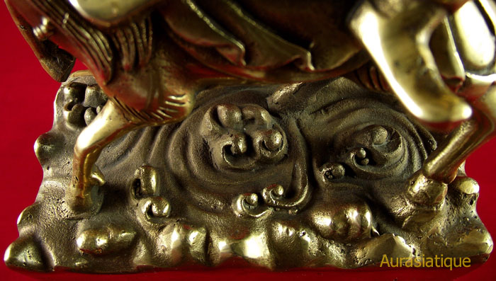 statue de dorje legpa en bronze tibet