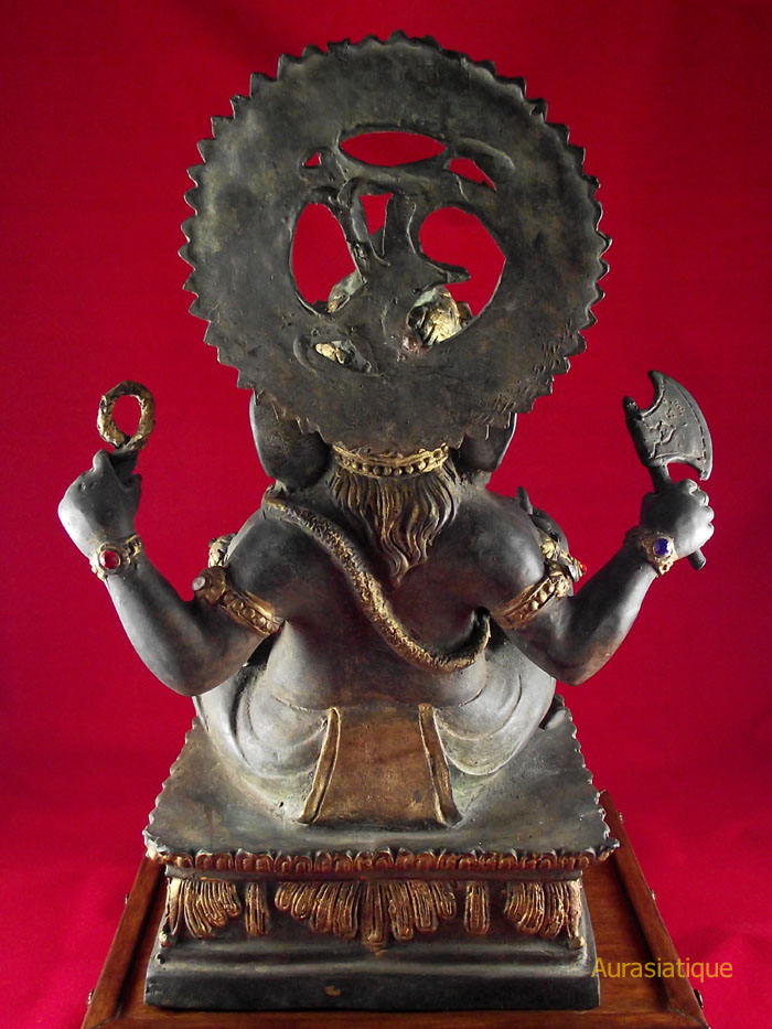 statue de ganesh assis du cambodge