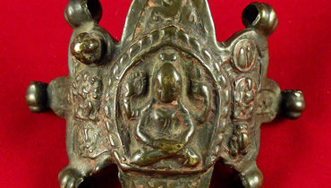 amulette tibétaine décor