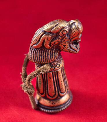 sceau tibétain avec parasol