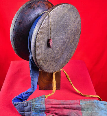 grand tambour tantrique damaru et chopen tibet bouddhisme