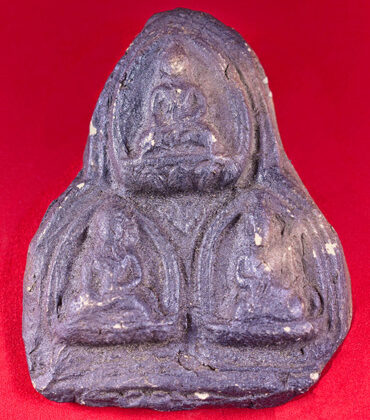 tsa tsa tibétaine à trois bouddhas