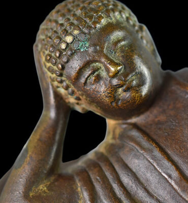 statue japonaise bouddha parinirvana