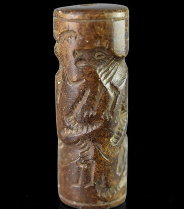 sceau cylindre antique