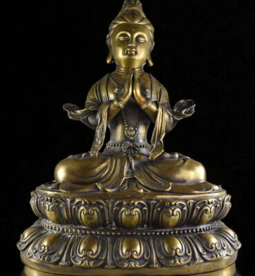 statue de Guanyin signee chiparus