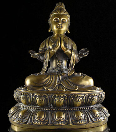 statue de Guanyin signee chiparus