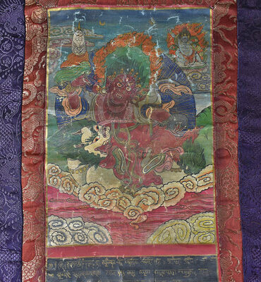 thangka tibétain de vaishravana