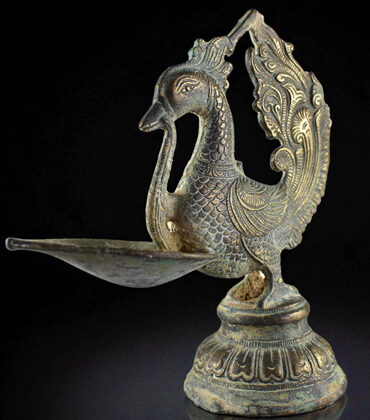 lampe à huile annapakshi hamsa