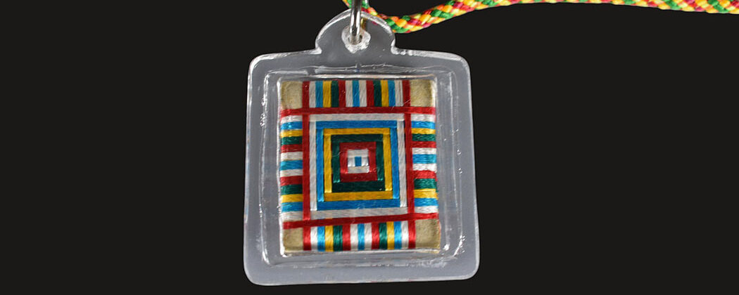 amulette tibétaine yantra ss dilgo khyentse rinpotche recto
