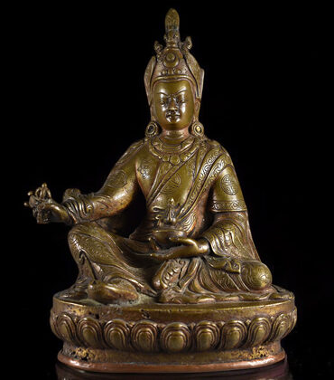 statue tibétaine de padmasambhava